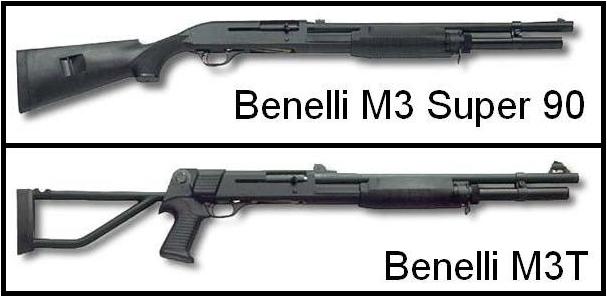 Benelli M3 Super 90 and Benelli M3T Convertible