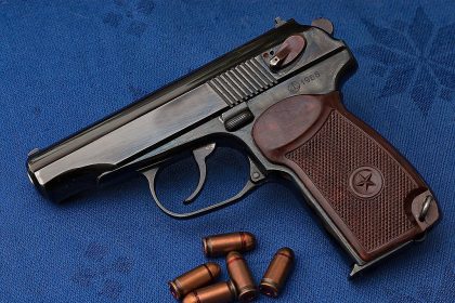 PM Makarov pistol chambered in 9x18mm Makarov