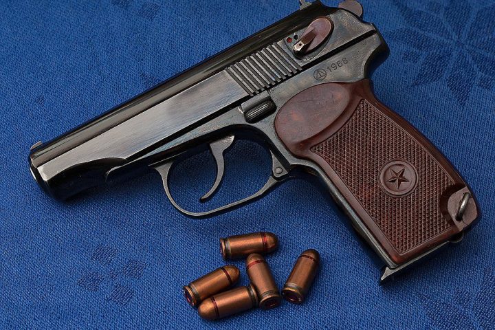 PM Makarov pistol chambered in 9x18mm Makarov