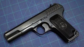Soviet TT pistol designated as TT-33