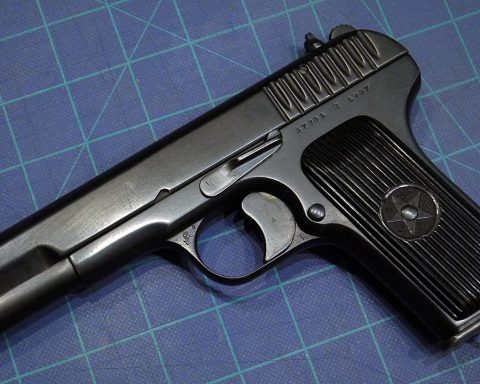 Soviet TT pistol designated as TT-33