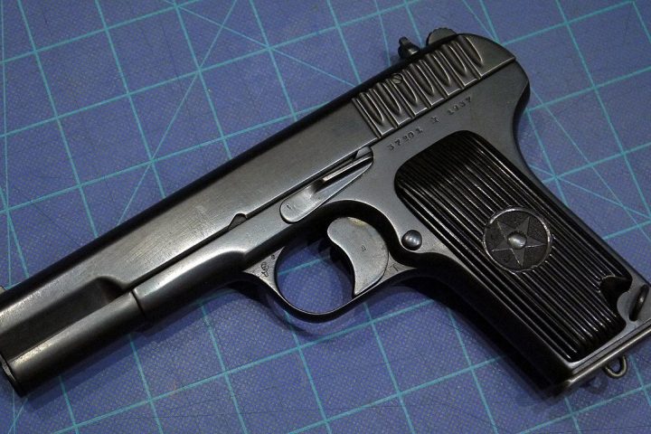 Soviet TT pistol designated as TT-33