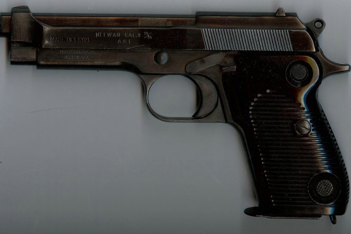 Helwan Brigadier, an Egyptian copy of Beretta M1951