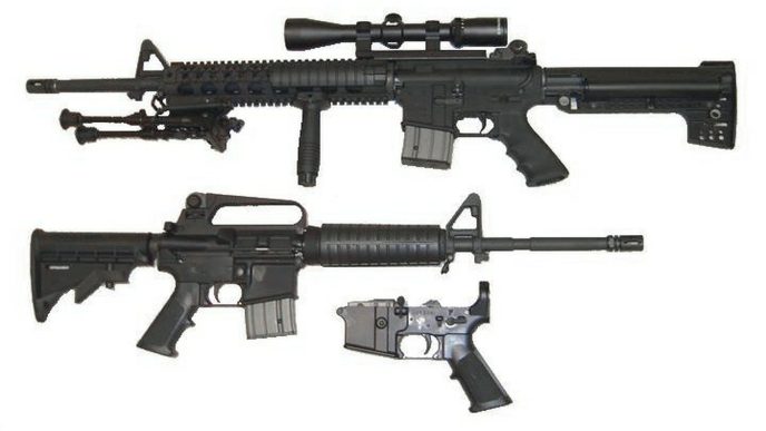 What's the difference between an AR15, M4, and M16?