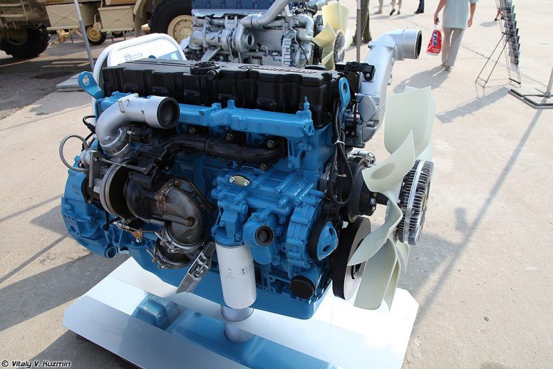 YaMZ-5347-10 diesel engine of the Tiger-M