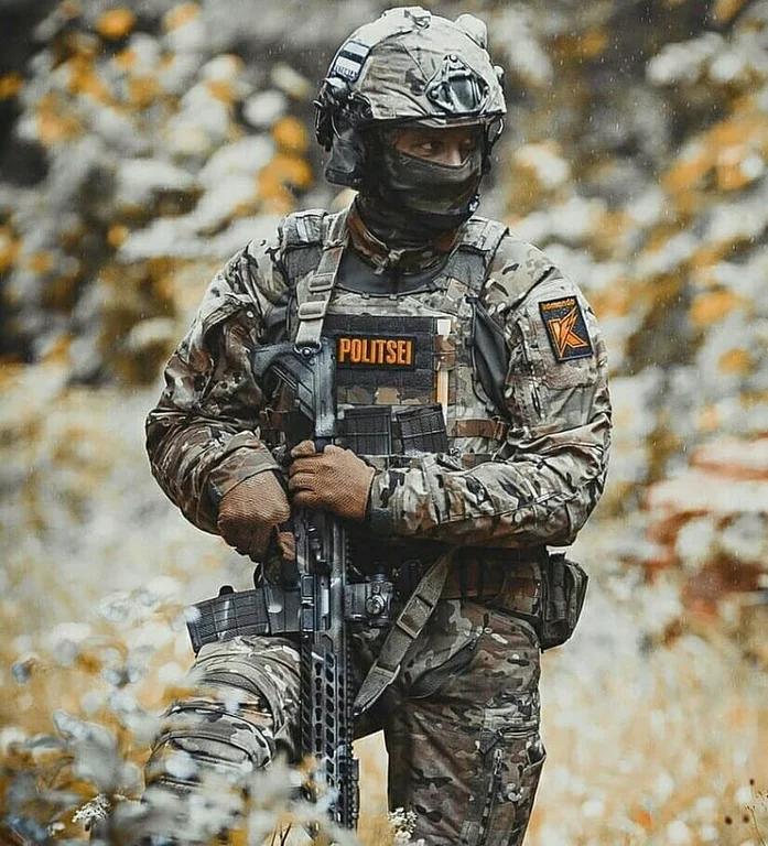 Estonian police K-Commando operator