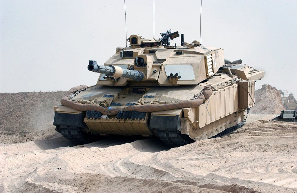 Challenger 2 crosses into Iraq in 2003