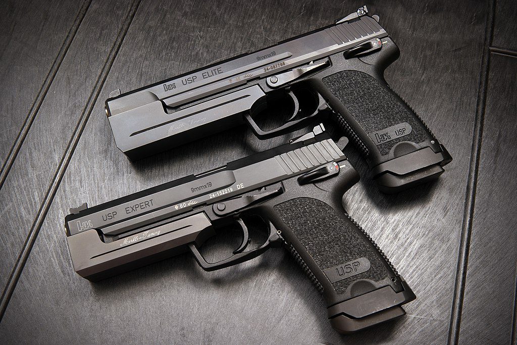 HK USP Elite and Expert 9 mm pistols