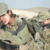 IDF soldiers aiming Uzi submachine gun