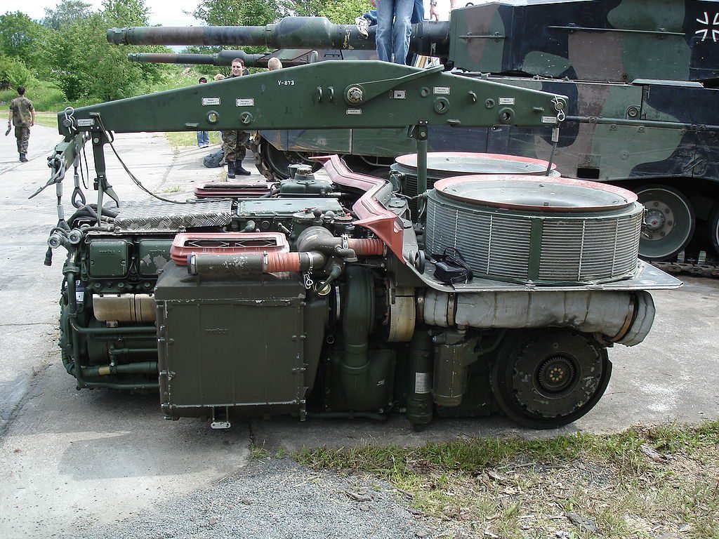 Leopard 2 is powered by MB 873 Ka-501 V12 engine