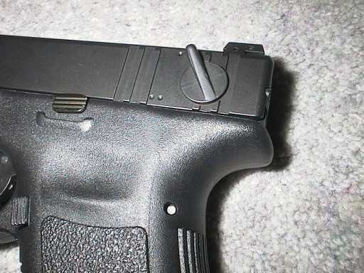 Selector switch on Glock 18