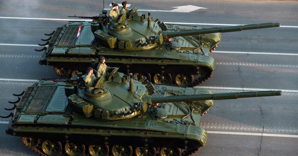 M-84 main battle tank - view from above