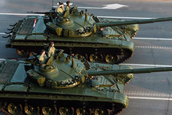 M-84 main battle tank - view from above