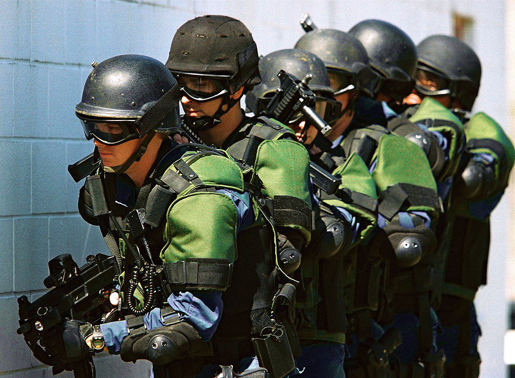 U.S. Customs and Border Protection officers carrying UMPs