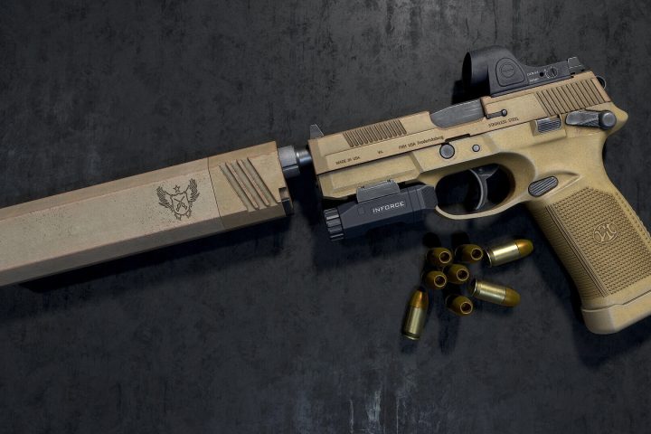 FN FNX-45 with silencer