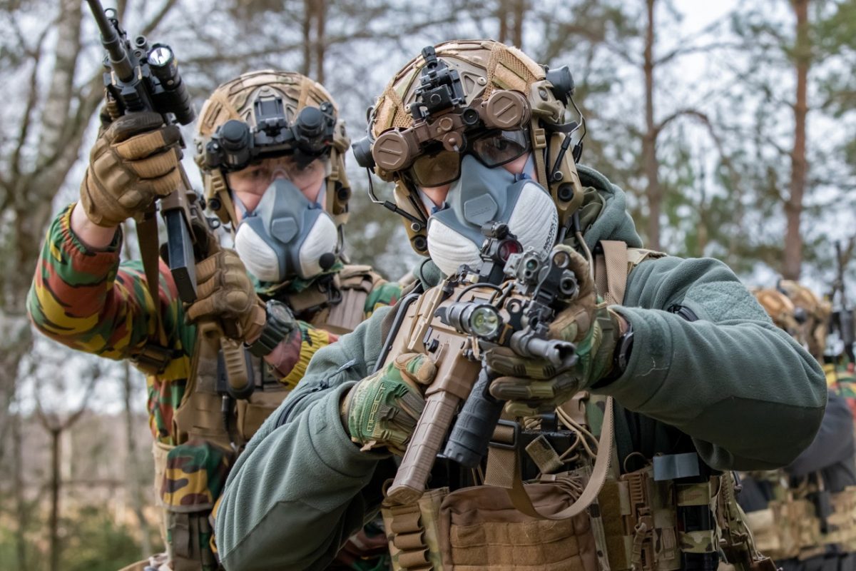 Operators from Belgian Special Forces Group during the Breacher course 2 (Photo: Michiel Peeters)