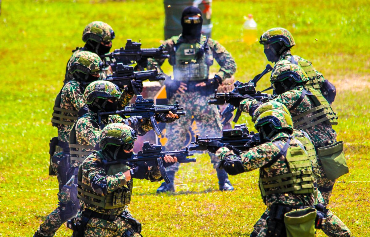 21 GGK during the shooting drill