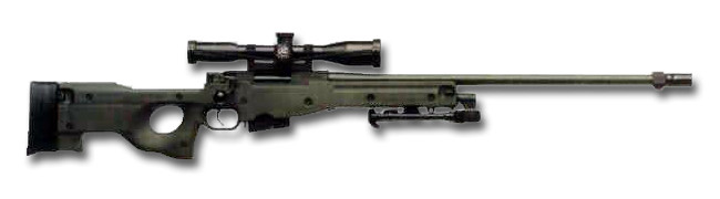 A Psg 90; the Swedish version of the Accuracy International Arctic Warfare sniper rifle