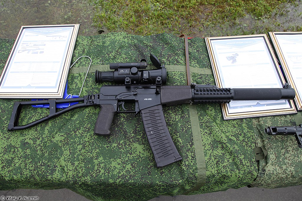 ASM rifle presented during the Russian 4th Tank Division Open Day in 2018