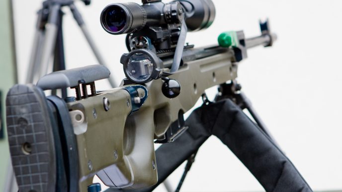 Accuracy International Arctic Warfare bolt-action sniper rifle