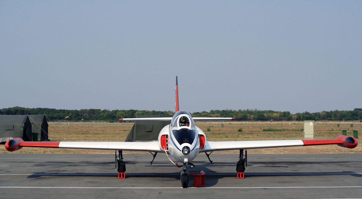 An operational G-2 Galeb on display at Batajnica Air Show 2012