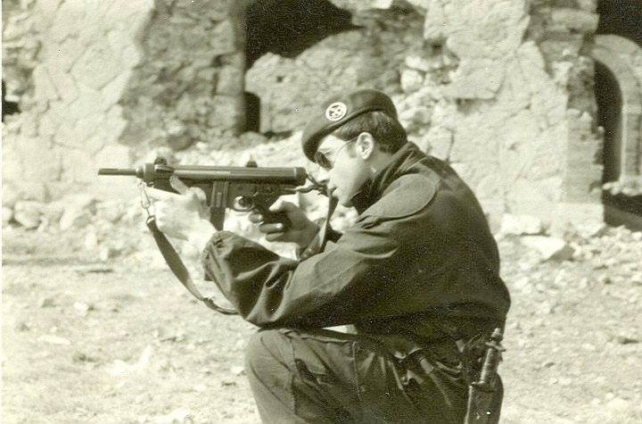 COMSUBIN operator with Beretta M12 during the 1970s