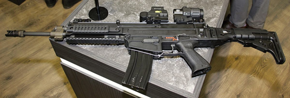 CZ 805 BREN A1 with EOTech sights and NATO magazine conversion