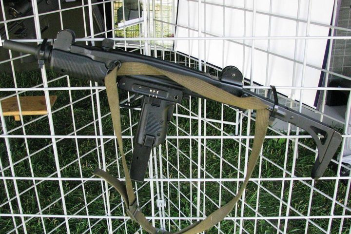 ERO is Croatian submachine gun chambered in 9x19 mm and based on Israeli UZI