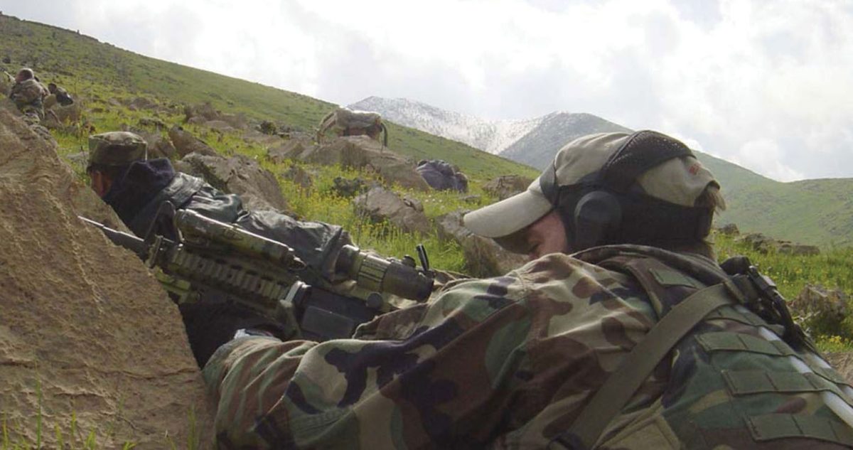 Green Beret during the Operation Viking Hammer in Iraq