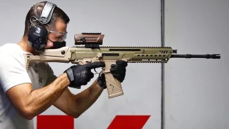 HK433 prototype displayed at the ShotShow