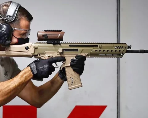 HK433 prototype displayed at the ShotShow