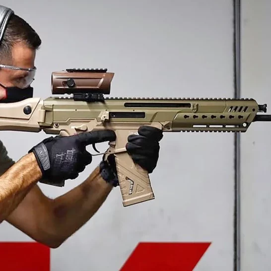 HK433 prototype displayed at the ShotShow