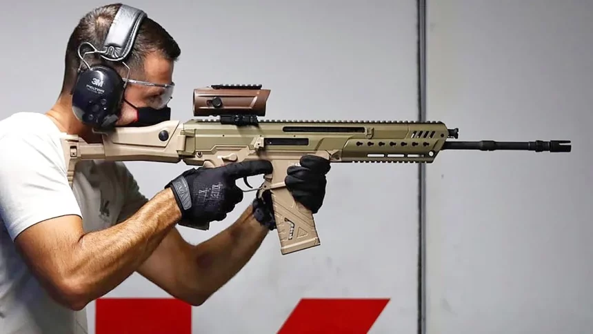 HK433 prototype displayed at the ShotShow