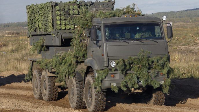 ISDM Zemledeliye: An advanced remote mine-laying system during deployment somewhere in Ukraine