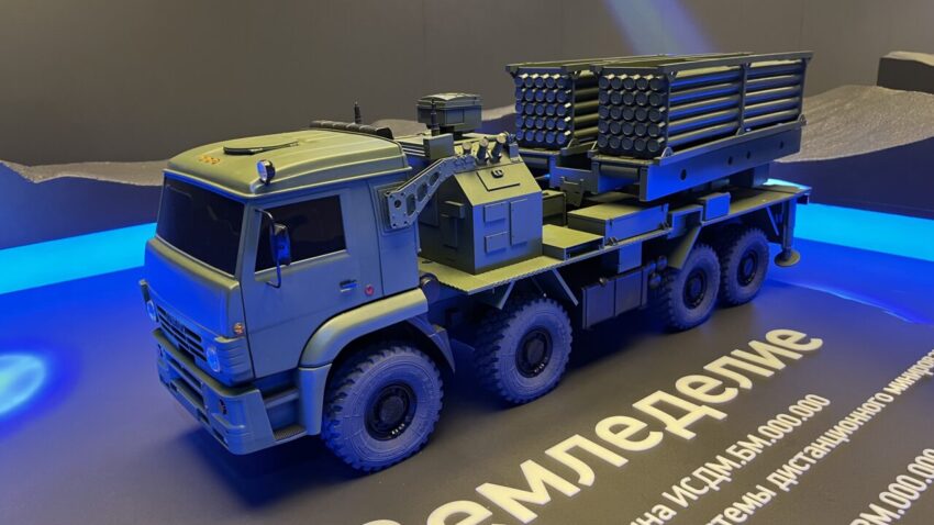 ISDM Zemledeliye model at the Arms showcase in 2022