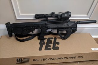 Kel-Tec RDB with scope mounted