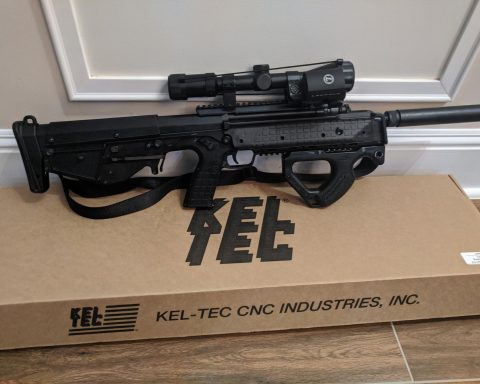 Kel-Tec RDB with scope mounted