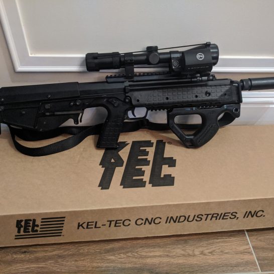 Kel-Tec RDB with scope mounted