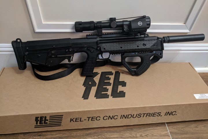 Kel-Tec RDB with scope mounted