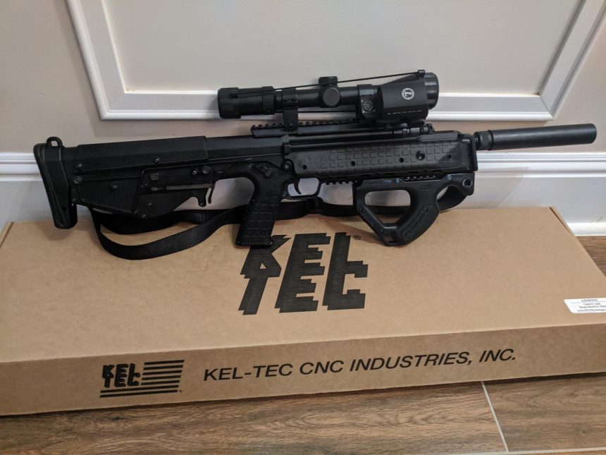 Kel-Tec RDB with scope mounted