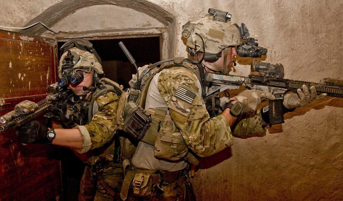 Operators with an M4A1 SOPMOD Block II in Afghanistan in 2012