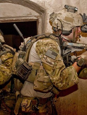 Operators with an M4A1 SOPMOD Block II in Afghanistan in 2012