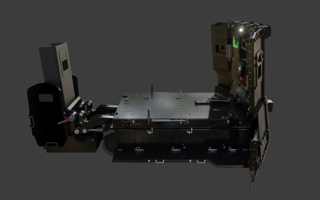 MV-3 Hystrix robotic vehicle side view