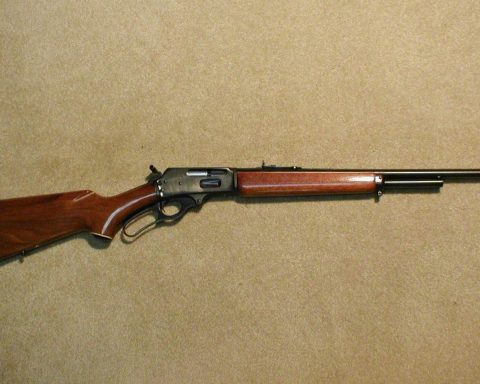 Marlin M-375 lever-action rifle