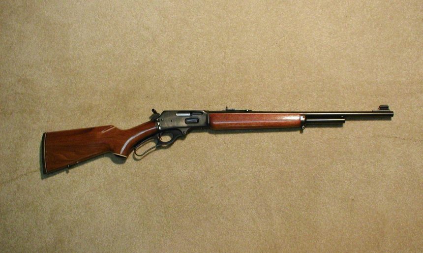 Marlin M-375 lever-action rifle