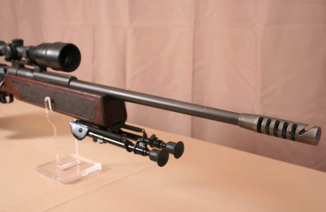 Mauser SP66 sniper rifle with bipod attached 