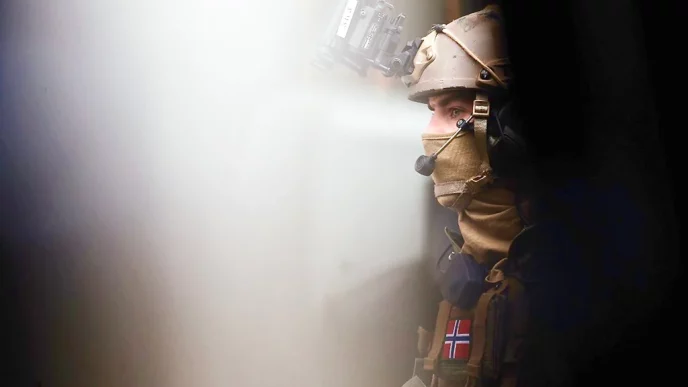 Norways MJK operator during the NATO-backed Cold Response 14 exercise