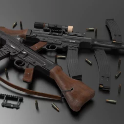 Sturmgewehr 44 3D Model