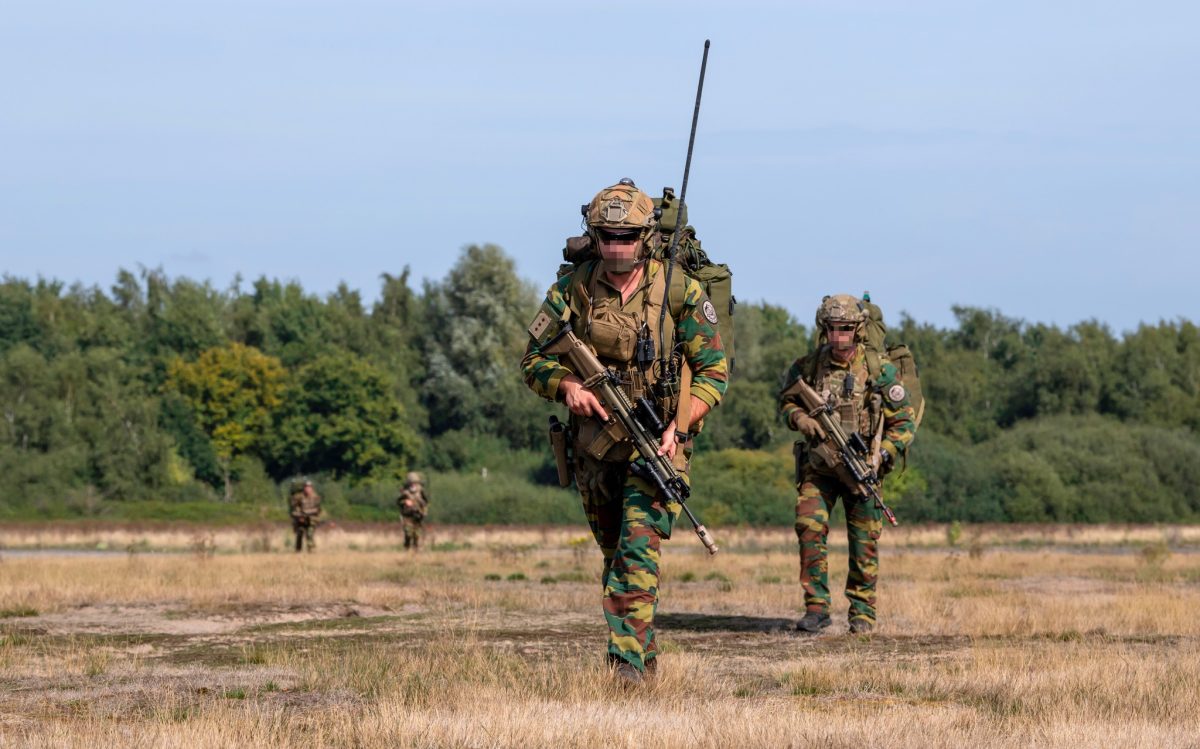 A lot of activities were held during a week-long exercise in Belgium