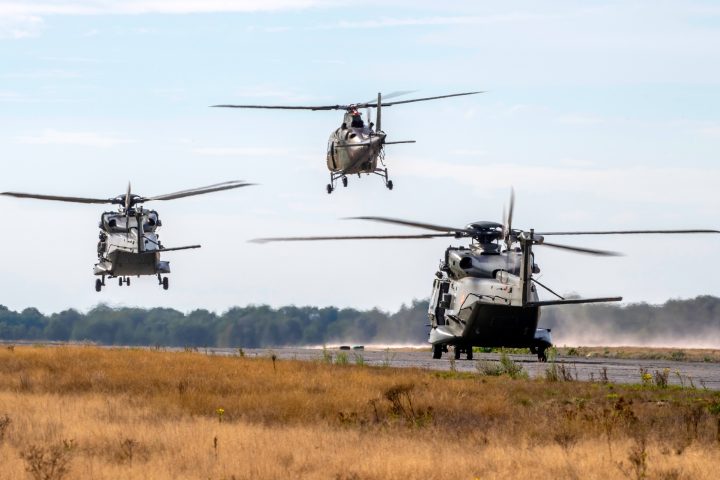 Helicopters during Storm Tide 2022 exercise